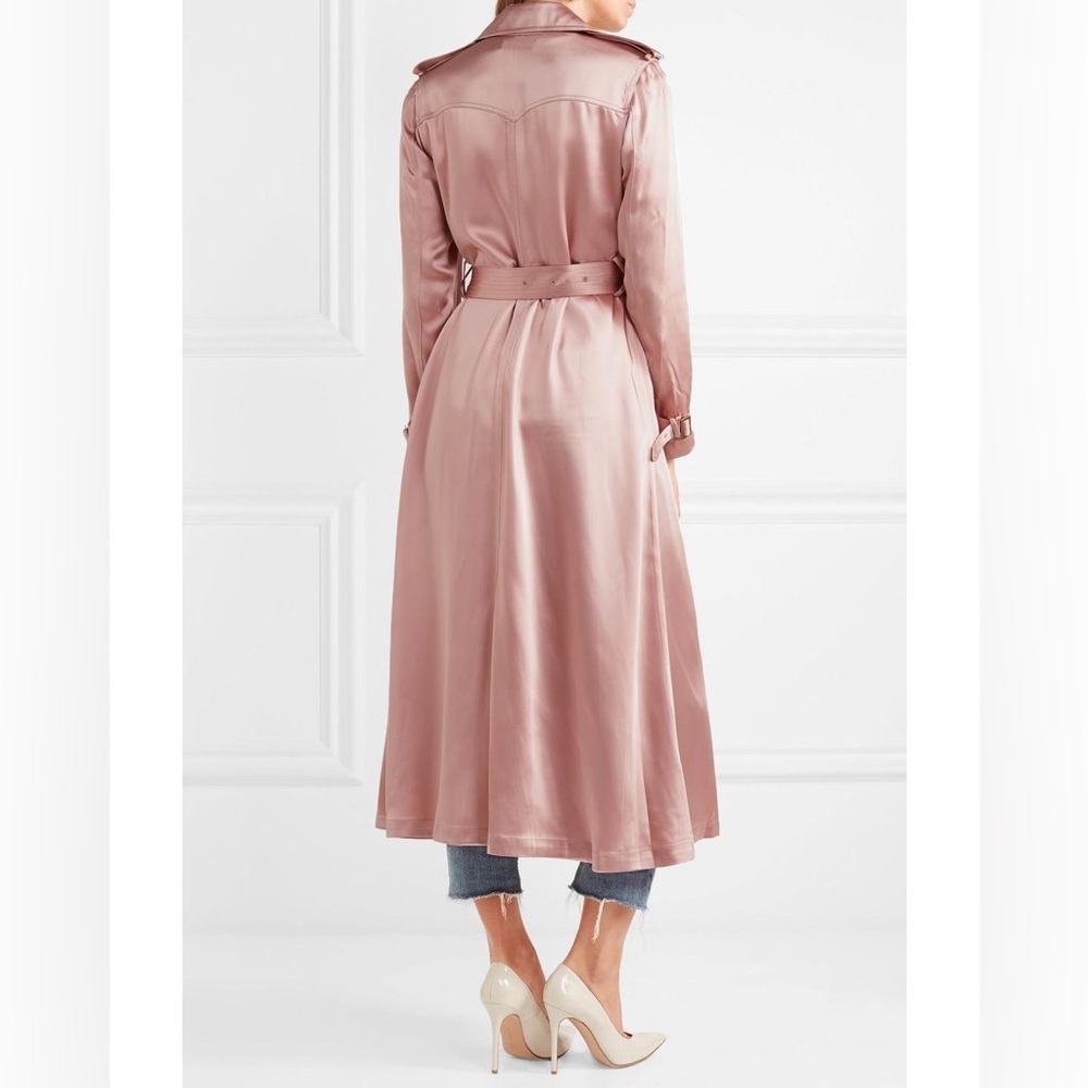 Fleur du Mal Pink Trench Coat - Picture 3 of 12